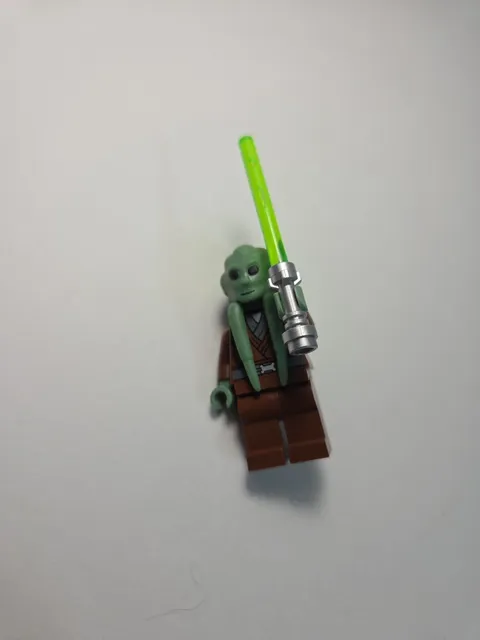 Lego Star Wars Minifigure Kit Fisto sw0163 w/ Green Lightsaber - Episode 3 Jedi
