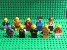 Lot of Random LEGO Minifigures CMF CITY Town Minecraft Chima minifigs GG44