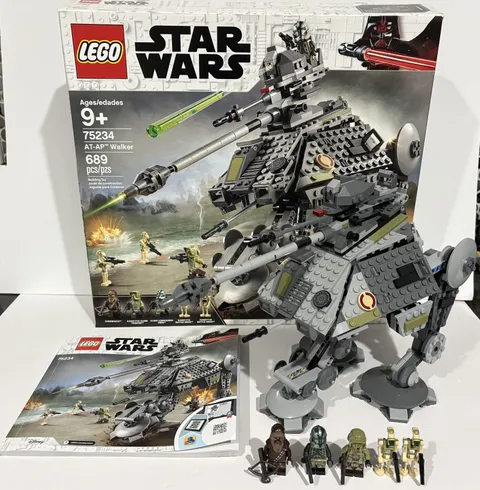 LEGO Star Wars 75234 AT-AP Walker 100% Complete w/Manual & Box & 5 Minifigs