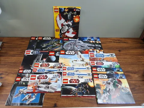 Star Wars Disney LEGO MANUALS ONLY Instruction Book Large Rough Lot Vehicle Read