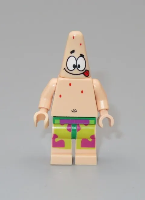 LEGO Spongebob Patrick tongue out minifigure 3833 Krusty Krab