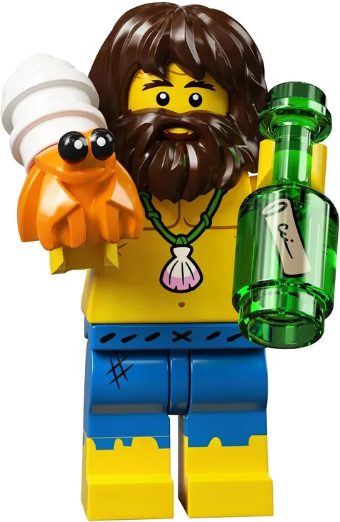 LEGO Series 21 Shipwreck Survivor Minifigure (71029) New Retired Collectible CMF