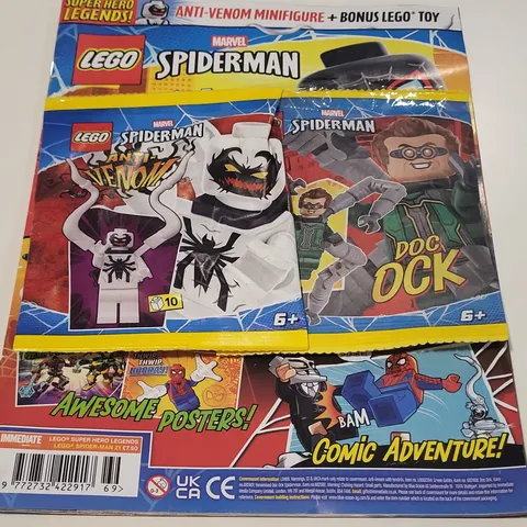 LEGO Marvel Spider-Man Magazine Issue 21 Anti-Venom & Doc Ock Minifigures New
