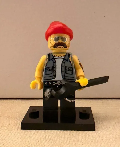 LEGO 71001 Series 10 Motorcycle Mechanic Minifigure Retired Collectible CMF