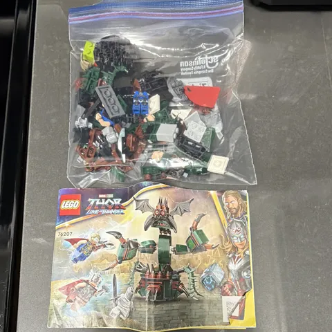 LEGO Marvel 76207 The Goat Boat Thor: Love and Thunder Parts Lot w/ Manual