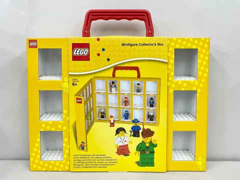 NEW LEGO Minifigure Collector's Box Carry Case with Handle - Fits 15 Figures