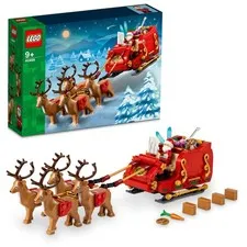 LEGO Santa's Sleigh Toy - Birthday Present, Building Blocks, Decoration, Boys, G