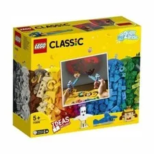 LEGO CLASSIC: Bricks and Lights 11009  Shadow Box Light Show w/ Lego Builds New