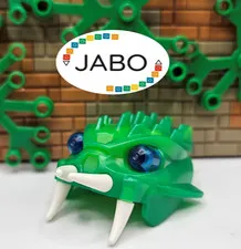 (S17 / 1 / 28) LEGO Bionicle 57553pb01 Mask Mask Head Barraki Ehlek Green