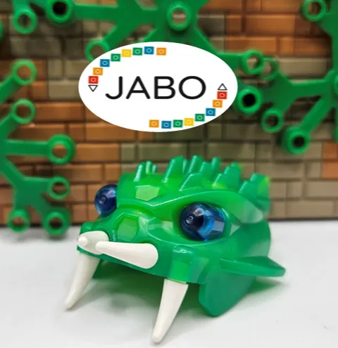 (S17 / 1 / 28) LEGO Bionicle 57553pb01 Mask Mask Head Barraki Ehlek Green