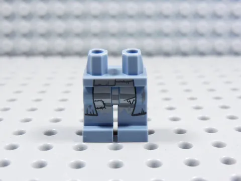 LEGO Harry Potter Sand Blue w/ Gray Printed Legs Pants Minifig BG
