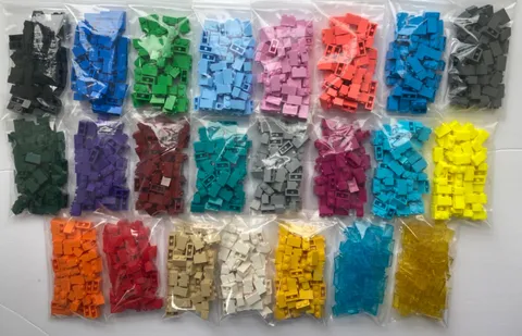 LEGO Part 3004 (Qty 50) Brick 1x2 Available in 23 Colors! NEW