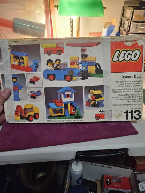 LEGO Universal Building Set: Building Set (113) 1976. Antique! Vintage!