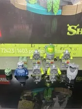 LEGO Atlantis Minifigure Lot Parts Bobby atl002a Atlantis Portal Emperor atl013