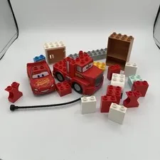 Lego Duplo Disney Mack Semi Truck Lightning McQueen Cars Parts Lot Docs