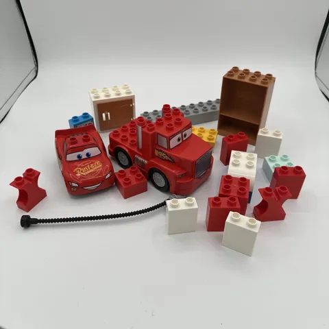 Lego Duplo Disney Mack Semi Truck Lightning McQueen Cars Parts Lot Docs