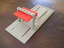 LEGO Vintage Automatic Garage Door & Plate  1:87 HO Scale RARE 1960's 60's