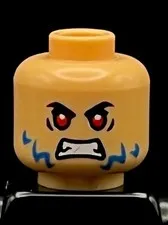 Lego DreamZzz Logan Misprint Minifigure Head Prototype Rare Factory Error Test