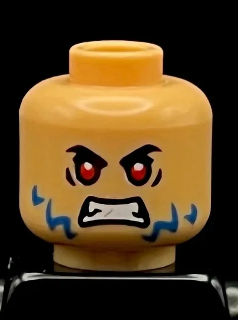 Lego DreamZzz Logan Misprint Minifigure Head Prototype Rare Factory Error Test