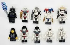 Lego Ninjago Skeleton Army & Garmadon Minifigure Lot