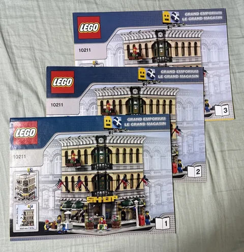 Lego Grand Emporium 10211 Manuals ONLY 1-3