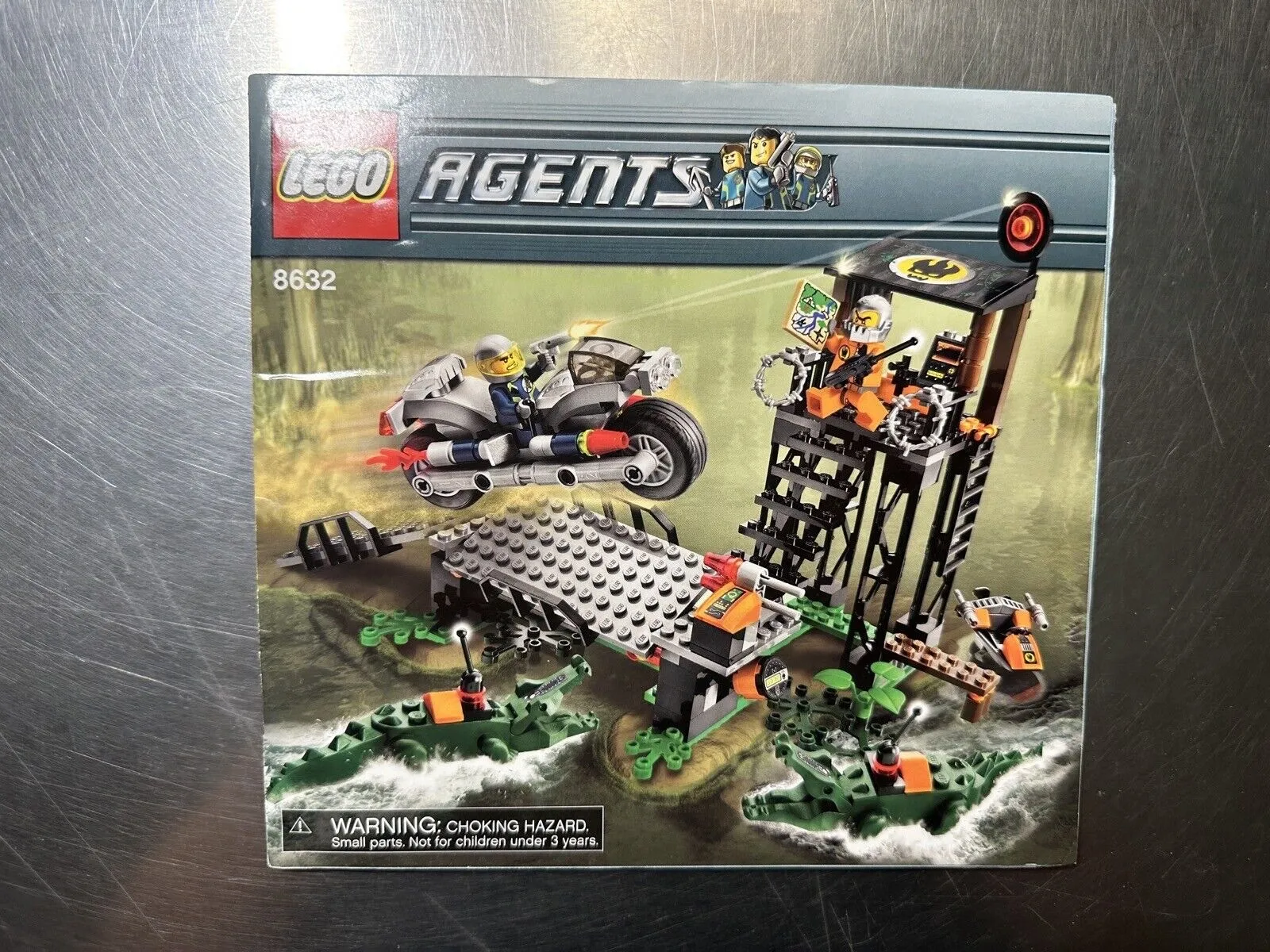 2008 LEGO Agents 8632 Manual Booklet Only  Used Condition