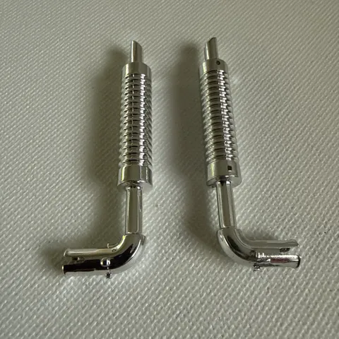 LEGO Vintage City  Town Vehicle Truck Lot 2 Exhaust Pipe Chrome Silver 71137b 