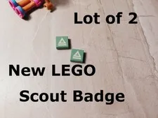New LEGO Scouting Badge Scouts Girl Boy Bluebird Lot of 2 Badges Summer Camp