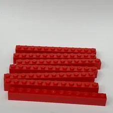 Lego 6112 Red Replacement Add-on Pieces Parts Lot of 7