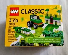 Lego Classic Ages 4-99 10708 Green Creativity Box 66 Pieces  Sealed
