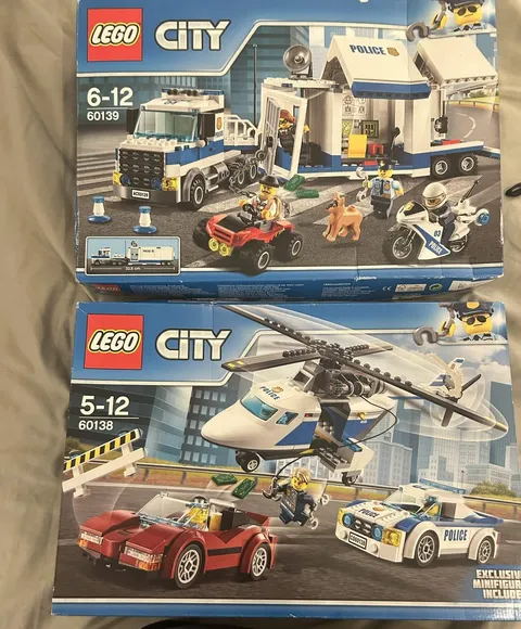 lego city 60139 and lego city 60138 Police Combo
