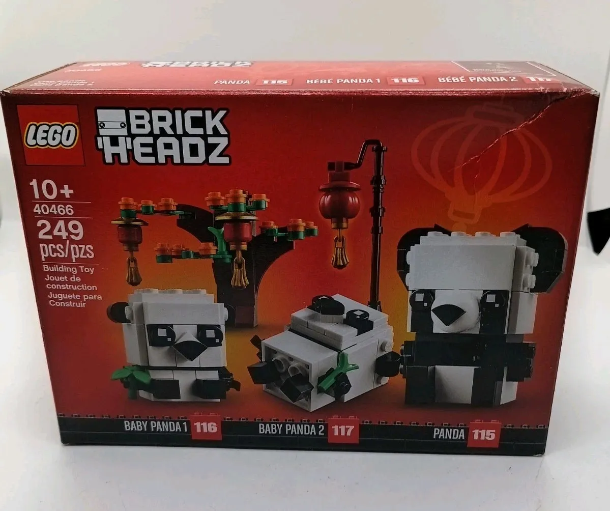 LEGO BRICKHEADZ ( 40466 ) : Chinese New Year Pandas
