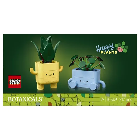 LEGO Botanicals Happy Plants Building Set Flower Decor Gift Ages 9+ Official