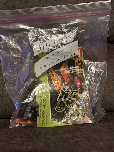 LEGO Power Miners: Granite Grinder (8958), Original Instructions, No Box