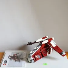 LEGO 75354 Coruscant Guard Gunship ONLY w/Manual *NO Minifigs *Built Once*