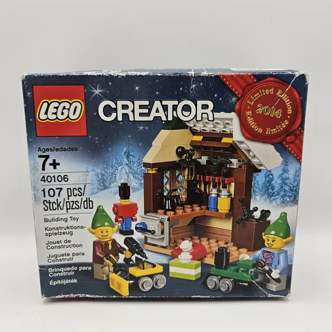 Lego Creator: Toy Workshop (40106) 107 Pcs, 2014, New & Sealed *Read*