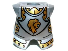 Minifigure Armor Breastplate with Leg Protection with Kingdoms Lion H - New LEGO