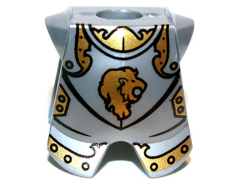Minifigure Armor Breastplate with Leg Protection with Kingdoms Lion H - New LEGO