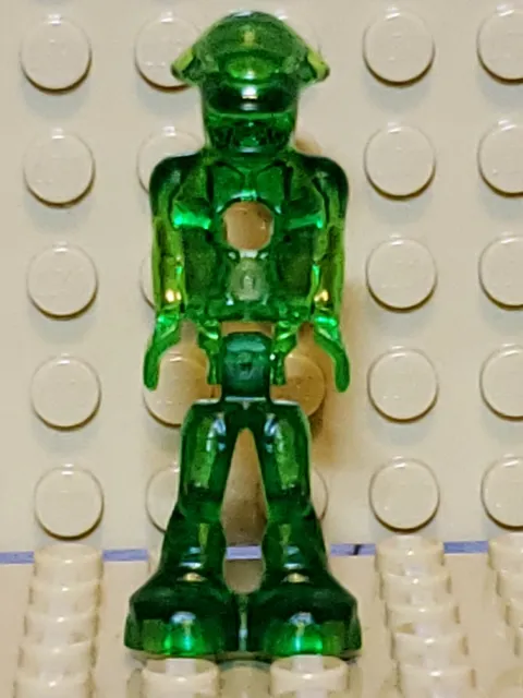 Lego Minifigure Mars Mission Alien With Marbled Glow In Dark Torso Mm001