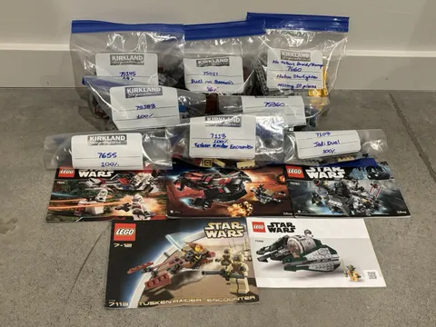 LEGO Star Wars Used Sets Build Only 7103 7113 7655 7660 75017 75145 75183 75360