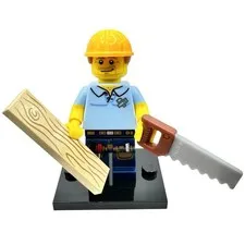 Lego Carpenter Minifigure Collectible Series 13 71008 CMF Lot Retired Vintage