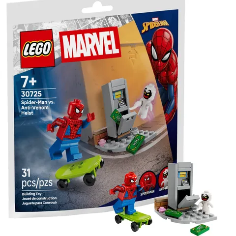 LEGO Marvel Spider-Man vs. Anti-Venom Heist 30725 Paper Bag Set Factory Sealed