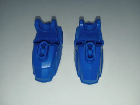 2 Bionicle Lego 90661 Star Wars Hero Factory Foot with Ball Socket Blue retired
