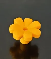 LEGO BRIGHT LIGHT ORANGE 32606 Plant Flower with Bar & Small Pin Hole ✿ 1pc