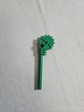 Lego Bionicle Weapon 40341 Circular Saw Blade Long Axle Staff - Green