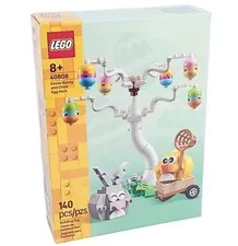 LEGO® Holiday Easter Bunny and Chick Egg Hunt 140 Piece Building Set 40808