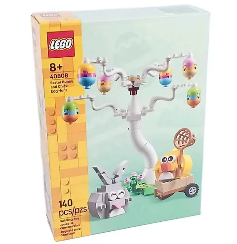 LEGO® Holiday Easter Bunny and Chick Egg Hunt 140 Piece Building Set 40808
