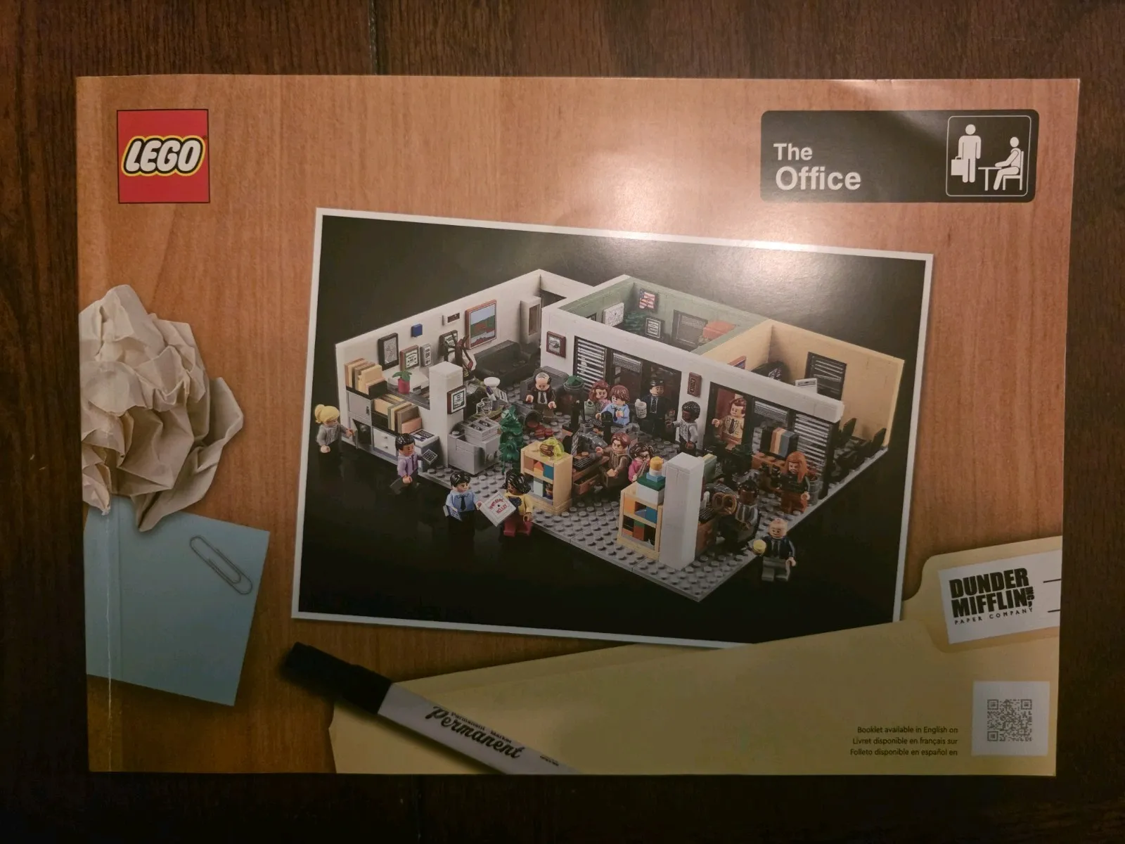 LEGO The Office Instructions Manual Booklet ONLY 21336 NO BRICKS