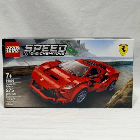 LEGO SPEED CHAMPIONS: Ferrari F8 Tributo (76895) ~ NEW / FACTORY SEALED ~