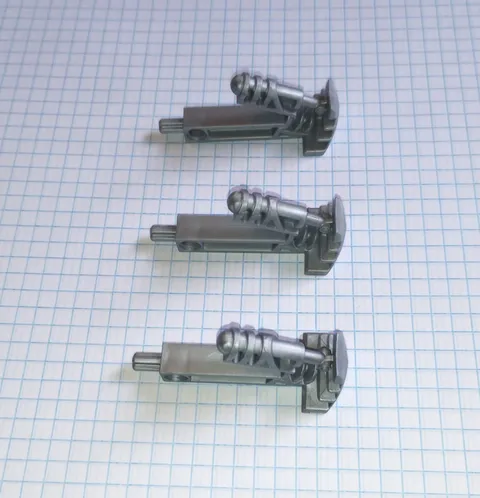 3 Pearl Light Gray Lego Wedge 32560 pairs w/ foot 32475 measures 3 x 7 x 3 studs